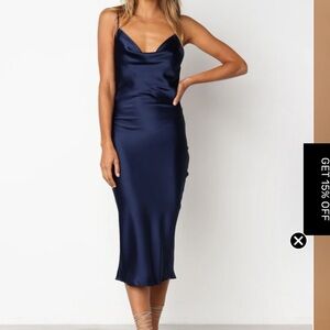 Petal and pup Persia dress navy